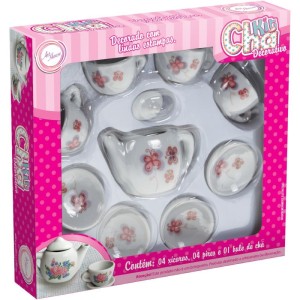 Brincando De Casinha Conjunto De Cha Porcelana 9 Pc-097395-32330