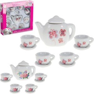 Brincando De Casinha Conjunto De Cha Porcelana 9 Pc-097395-90490