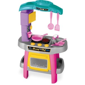 Brincando De Casinha Cozinha Beauty Chef Rosa-092461-36551
