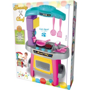 Brincando De Casinha Cozinha Beauty Chef Rosa-092461-97168