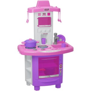 Brincando De Casinha Cozinha Faz De Conta Rosa-044839-87656