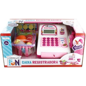 Brincando De Profissoes Caixa Registradora Rosa-096087-73304