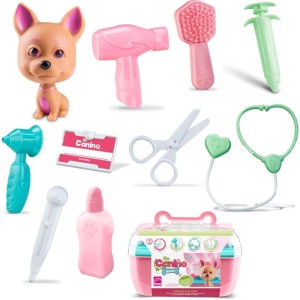 Brincando De Profissoes Doutor Canino Maleta Rosa-107392-36083