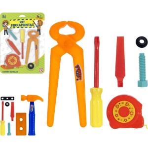 Brincando De Profissoes Kit Ferramenta C/6pcs-088987-19485