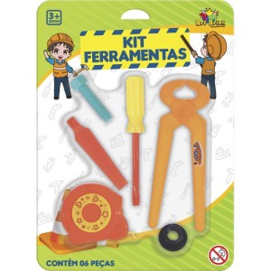 Brincando De Profissoes Kit Ferramenta C/6pcs-088987-72819