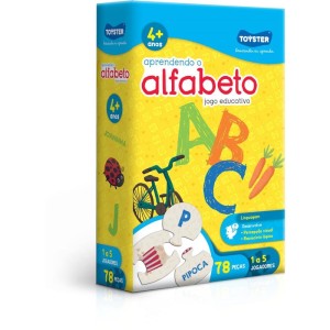 Brinquedo Educativo Aprendendo Alfabeto 78 Pcs-095700-56779