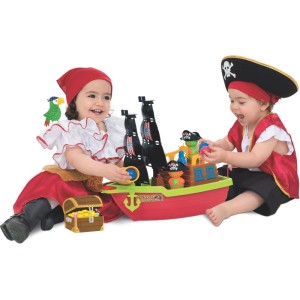 Brinquedo Educativo Barco Aventura Pirata 43cm.-076998-27485