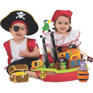 Brinquedo Educativo Barco Aventura Pirata 43cm.-076998-50947