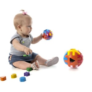 Brinquedo Educativo Bola Baby C/blocos (s)-106622-35243