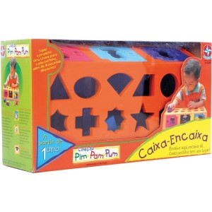 Brinquedo Educativo Caixa-encaixa A Partir De 1ano-035215-86837