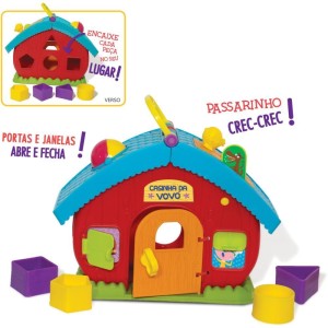 Brinquedo Educativo Casinha Da Vovo Encaixe Formas-069869-32162