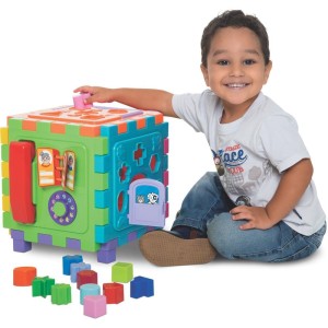 Brinquedo Educativo Cubo Didatico Grande 2 Em 1-069803-39722