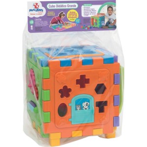 Brinquedo Educativo Cubo Didatico Grande 2 Em 1-069803-51875