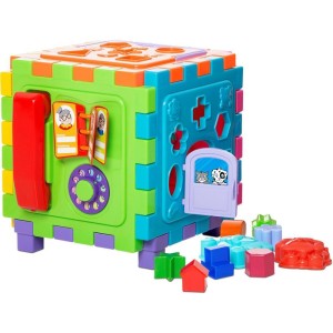 Brinquedo Educativo Cubo Didatico Grande 2 Em 1-069803-60073