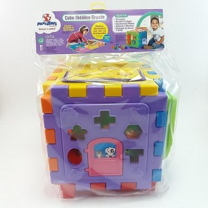 Brinquedo Educativo Cubo Didatico Grande 2 Em 1-069803-64278