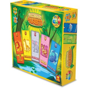 Brinquedo Educativo Descobrindo O Alfabeto 78pcs-094621-88956