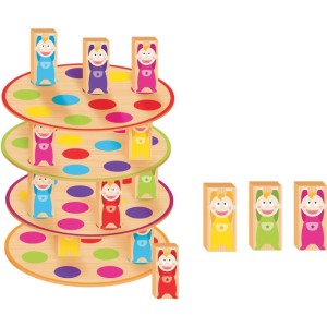 Brinquedo Educativo Equilibra Bebes Em Madeira-033891-68378