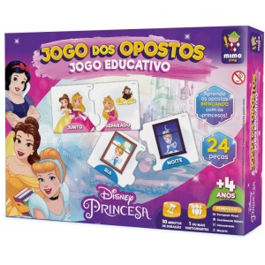 Brinquedo Educativo Princesas Jogo Dos Opostos 24p-074176-20380