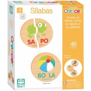 Brinquedo Educativo Silabas Em Madeira 40pcs-042583-32013