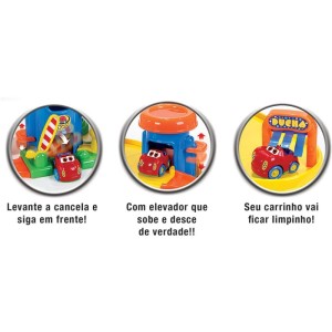 Brinquedo Para Bebe Baby Posto 1posto/4carrinhos-050189-74359