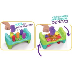 Brinquedo Para Bebe Bate Rebate Minhoquinhas-025191-56175