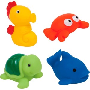 Brinquedo Para Bebe Bichinhos P/banho Mar C/4pcs-108654-29415