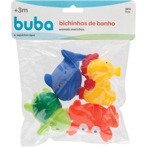 Brinquedo Para Bebe Bichinhos P/banho Mar C/4pcs-108654-55581