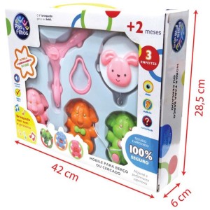 Brinquedo Para Bebe Mobile P/berco Elefante Musica-061131-15293