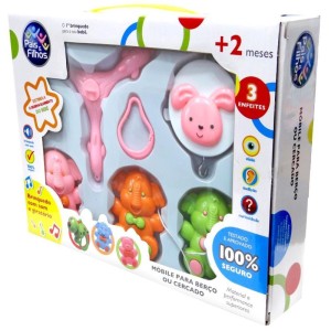 Brinquedo Para Bebe Mobile P/berco Elefante Musica-061131-40323