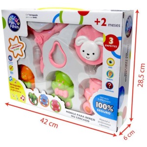 Brinquedo Para Bebe Mobile P/berco Urso Musical-061130-91611