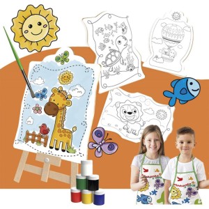 Brinquedo Para Colorir Pintando O Sete C/04 Telas-107347-29620