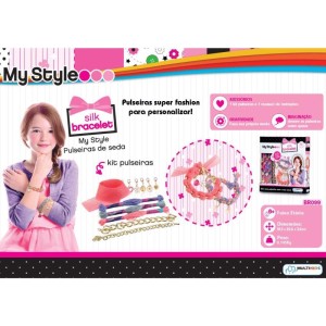 Brinquedo Para Menina My Style Kit Pulseiras De Seda-096068-11935