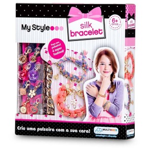 Brinquedo Para Menina My Style Kit Pulseiras De Seda-096068-21664