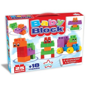 Brinquedo Para Montar Baby Block 25 Pecas Encaixe-061380-52681