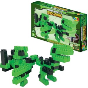 Brinquedo Para Montar Blocos Mega Robots Tiranossauo-107196-18168