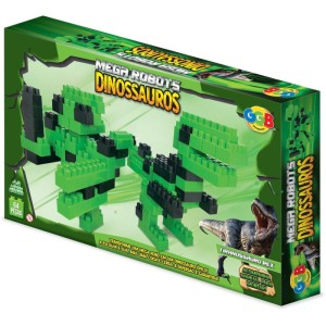 Brinquedo Para Montar Blocos Mega Robots Tiranossauo-107196-63144