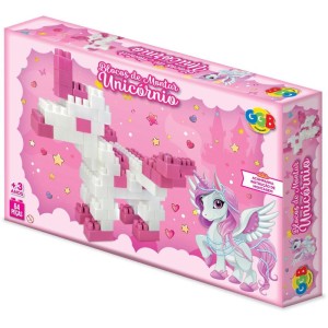 Brinquedo Para Montar Blocos Unicornio-107198-15924