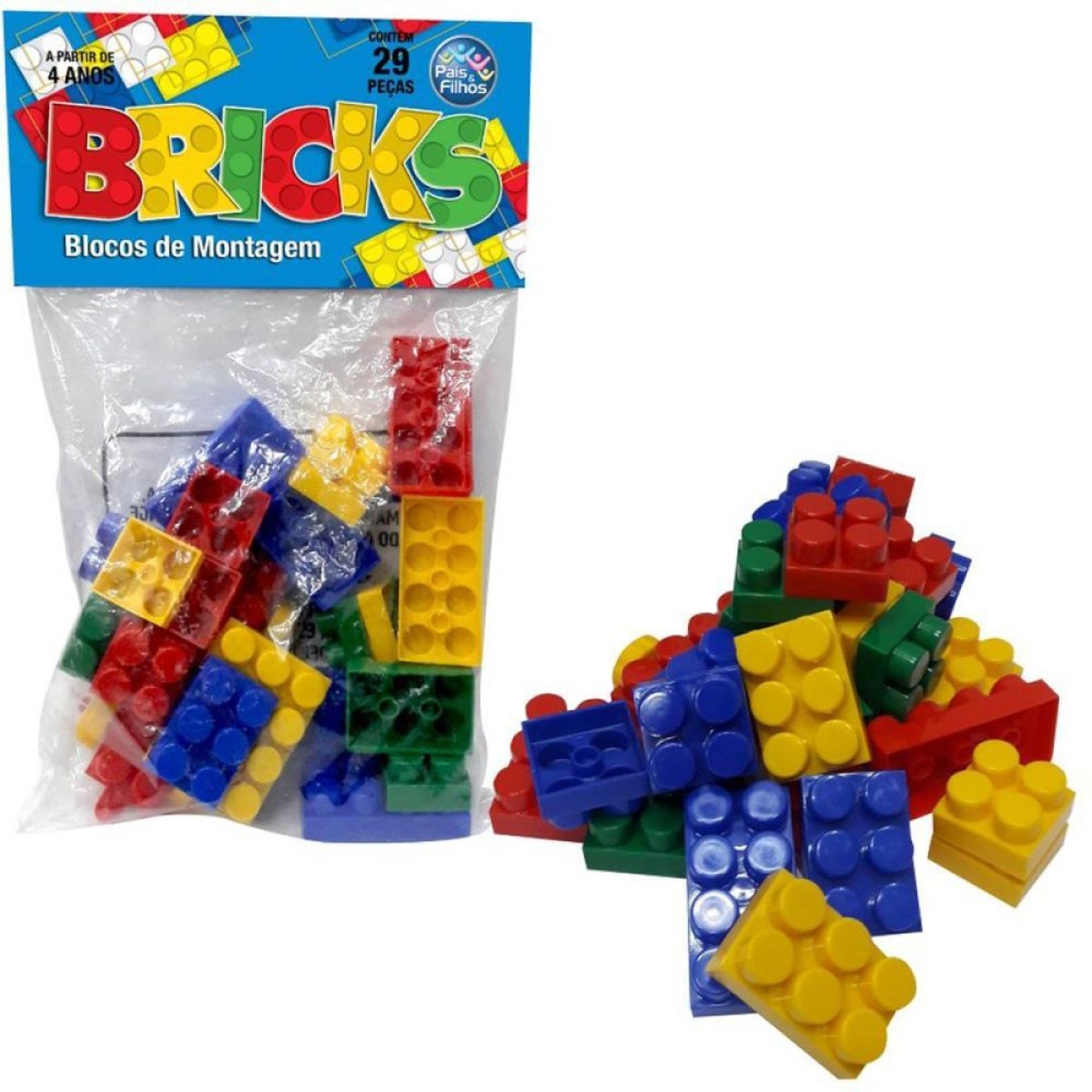 Brinquedo Para Montar Bricks Blocos De Montagem 29pc-047860-35558