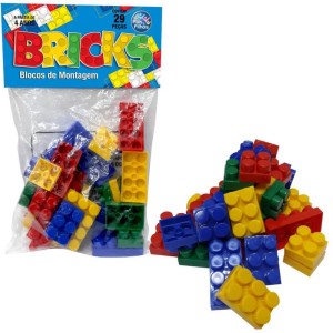 Brinquedo Para Montar Bricks Blocos De Montagem 29pc