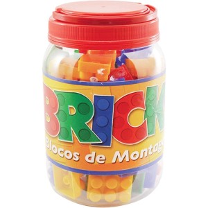 Brinquedo Para Montar Bricks Blocos Montagem 56pecas-031636-44068