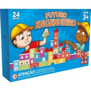 Brinquedo Para Montar Futuro Engenheiro 24pc Madeira-083708-63091