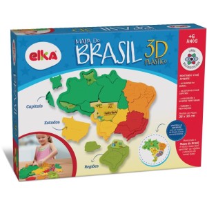 Brinquedo Para Montar Mapa Do Brasil-078880-53010