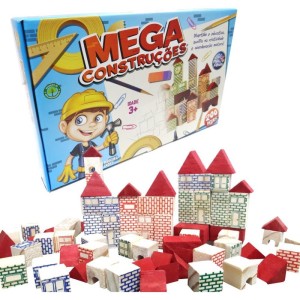 Brinquedo Para Montar Mega Construcoes 200 Pecas-071782-32095