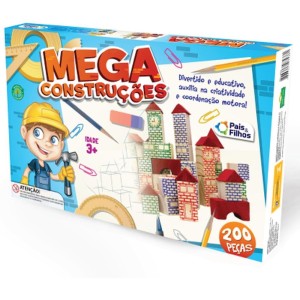 Brinquedo Para Montar Mega Construcoes 200 Pecas-071782-85912