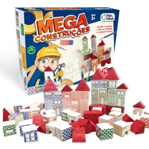 Brinquedo Para Montar Mega Construcoes 76 Pecas-057268-29430