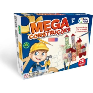 Brinquedo Para Montar Mega Construcoes 76 Pecas-057268-32209