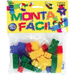 Brinquedo Para Montar Monta Facil 20 Pecas-047857-82400