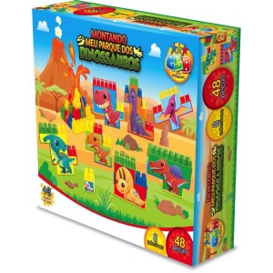 Brinquedo Para Montar Montando Parque Dinossauros48p-094634-43946