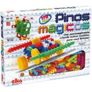 Brinquedo Para Montar Pinos Magicos 170 Pecas-048700-91422