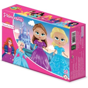 Brinquedo Para Montar Princesas C/2 Unidades (s)-107189-18174